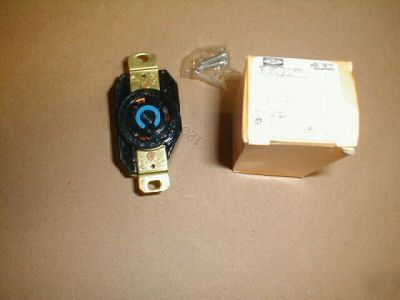 Hubbell twistlock receptacle 30A 2P 3W- HBL2620/2620