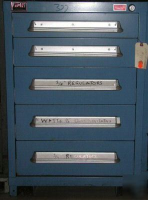 Lyon 5 drawer tool/part storage cabinet 33-1/2