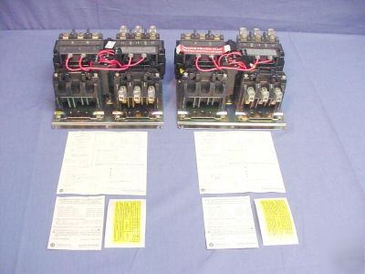 New 2 - allen bradley 3-25 hp reversing motor starters 