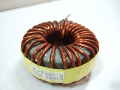 Renco rl-1386 series rl-1386-5-180 swingductor toroid