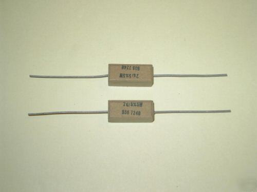 2.4 ohm 5 watt power resistors ceramic wire wound