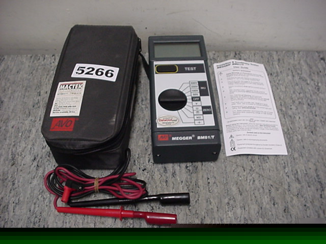 Avo megger insulation & continuity tester BM81/t tested