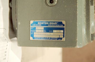 Boston gear worm gear speed reducer F726-60-B5-6
