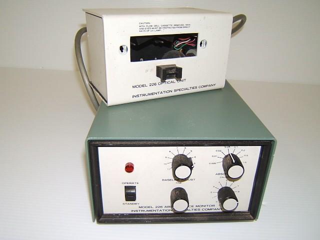 Instrument specialities 226 absorbance monitor & more 