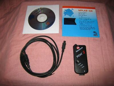 Microchip pickit 2 pic programmer and mplab software