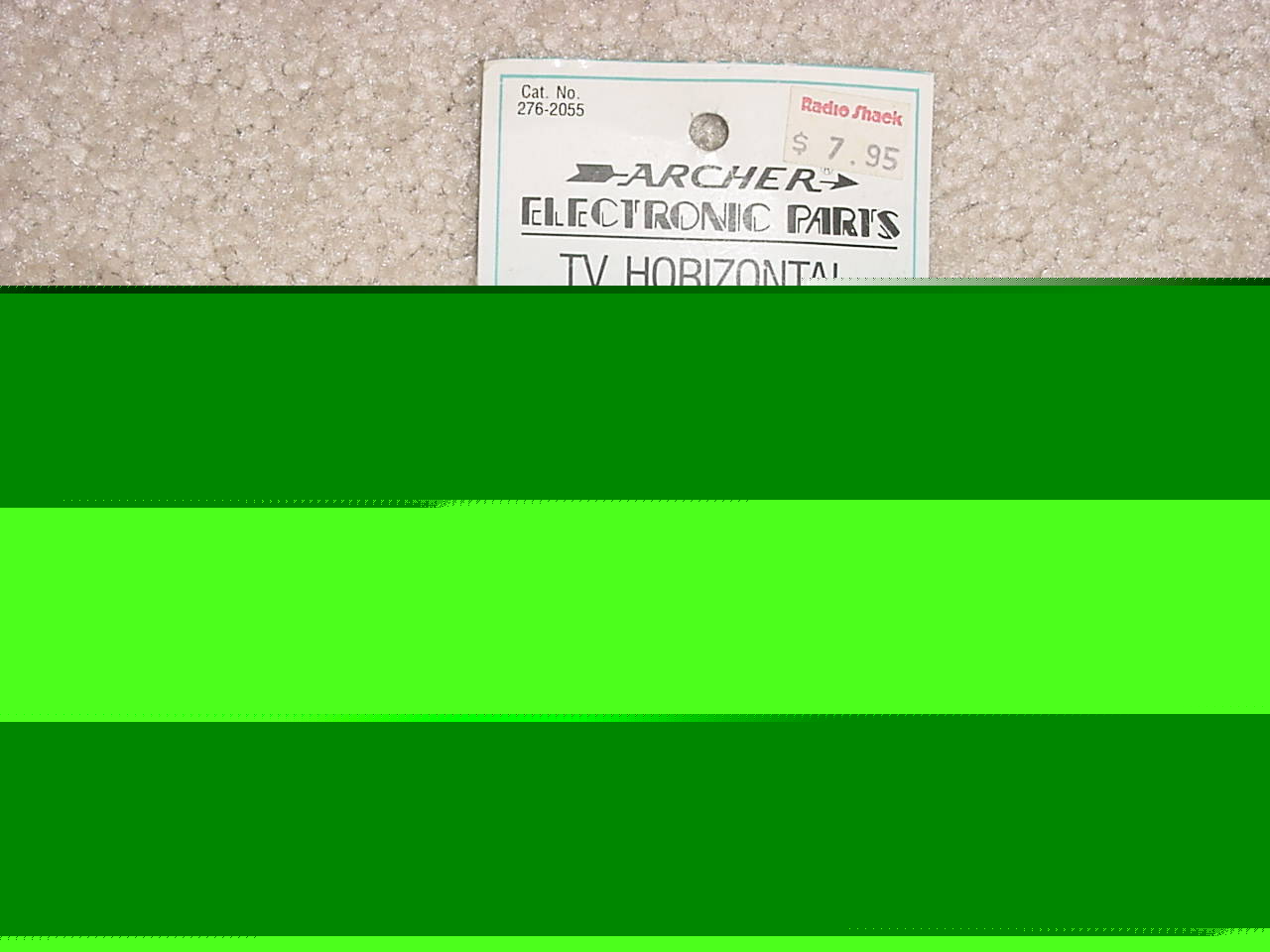 New tv horizontal output transistor- 2SC1308- - old stk
