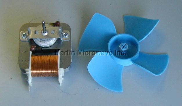 Compact 120 volt fan motors w/ blade