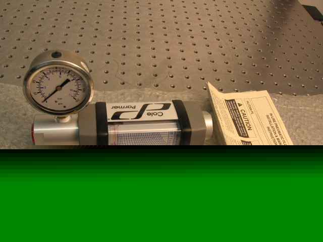 G33008 cole parmer in-line pneumatic flow meter
