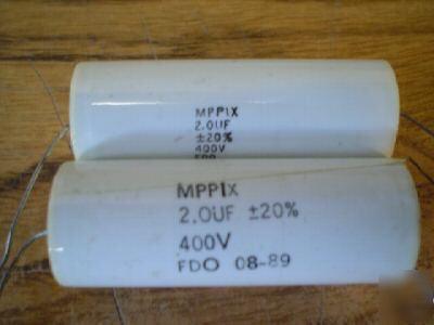 New 10PCS 400V 2.0UF mppix axial mylar capacitor 