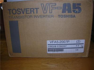 Toshiba tosvert VFA5-2007P VFA2007P inverter drive 