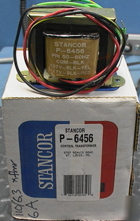 Stancor p-6456 control transformer 110/6.3V 6 amp
