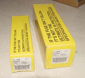 New 2PC bussman yellow fuse lpj-250SP & LPJ125SP 