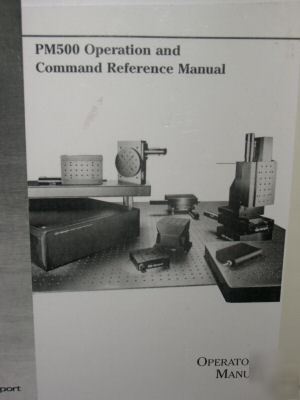 New port PM500 operation and command reference manual
