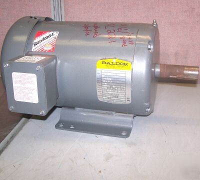 Baldor 5 hp ac electric motor M3615T frame 184T tefc 