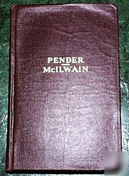1936 electrical engineer's handbook - pender mcilwain.