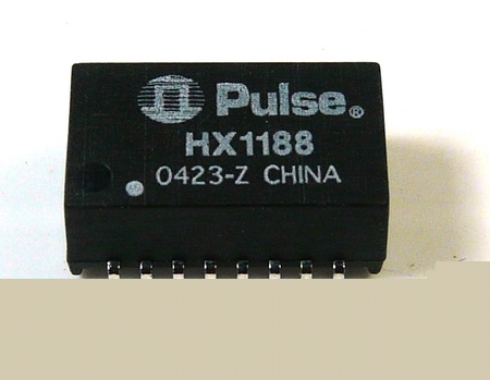 8 pulse HX1188 transformer single ethernet lan 16SOIC 