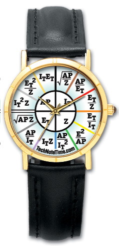 Ben franklin ohms law watch electrical engineer gift 