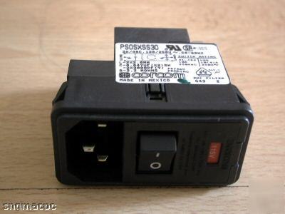 Corcom PS0SXSS30 power entry module.3A, lot of 6S