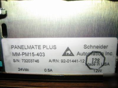 Modicon/schneider panelmate plus mm-PM15-403 MMPM15402