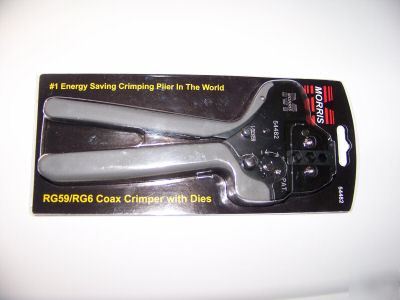 Morris insulated terminal crimper pliers 54484 crimper