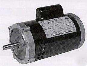 New electric jet pump motor, 3/4 hp, 56C frame, tefc