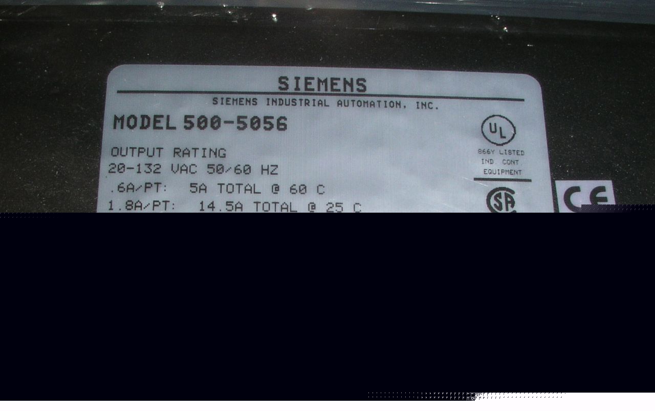 New siemens texas instruments model 500-5056 5005056