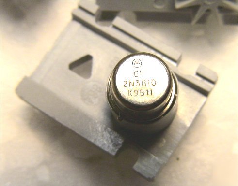 10 hard to find motorola 2N3810 dual npn transistors