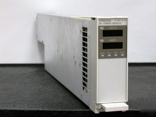 Agilent 66103A modular power source, 35V / 4.5ADC