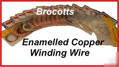 Enamelled copper winding wire, class h - 0.2MM x 115MTR
