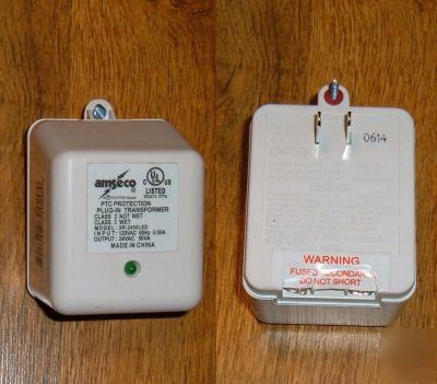 Lot of 3 -amseco 24VAC output power transformers