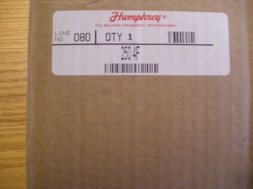 New humphrey foot valve with guard pn 250-4F in box