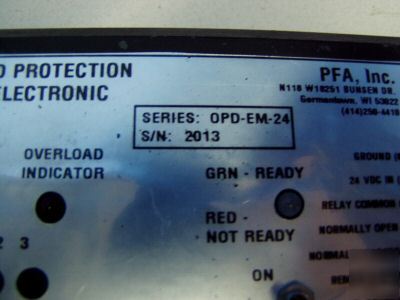 Pfa overload protection device - module opd-em-24
