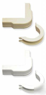  icc outside corner w/ base fitting Â¾ 10 pk ivory