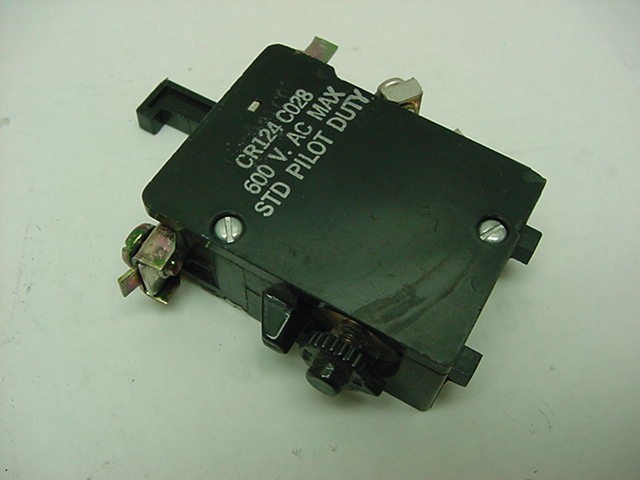General electric CR124C028 overload relays
