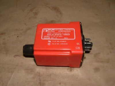 Ncc ss time delay relay timer T1K-10-461 nnb .1-10 s