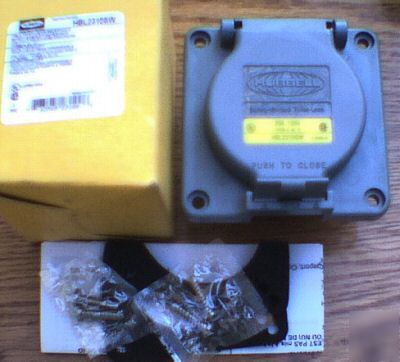 New hubbell HBL2310SW 20 amp 125 v L5-20R receptacle