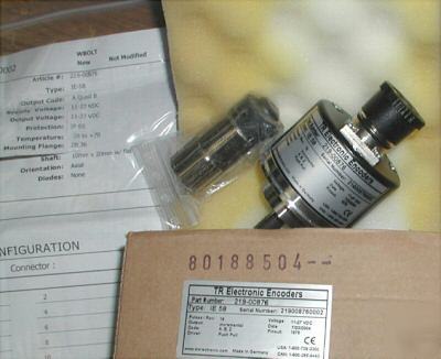 New tr electronic encoders ie 58 incremental encoder * *