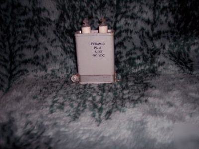 Pyramid plm 4. mf 600 vdc capacitor