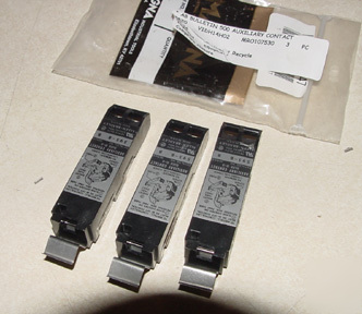 3PC allen bradley 595-b auxillary contact 