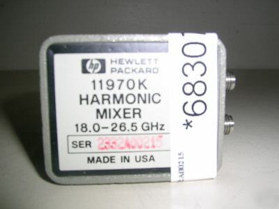 Hp 11970K harmonic mixer. 18 to 26.5 ghz, 24DB.