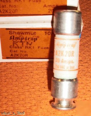 New shawmut A2K20R amp-trap fuse A2K-20 class K1 nnb