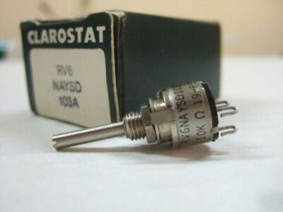 Clarostat RV6NAYSD103A potentiometer 0.5W 10 kohm