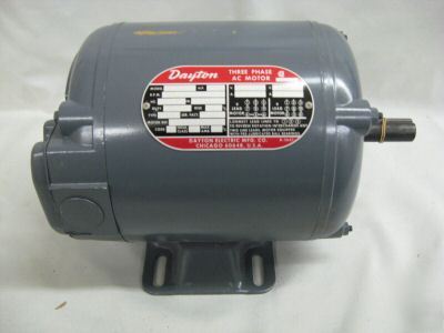 Dayton 3-phase motor ac 1/4 hp 2N101