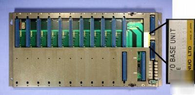 Fanuc A03B-0801-C003 i/o base unit with A20B-1001-0012