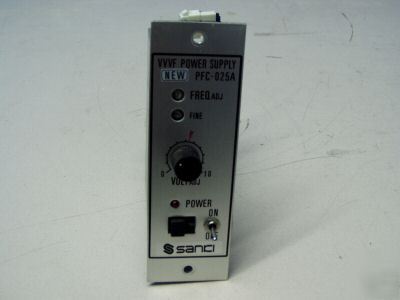 Sanki vvvf power supply m/n: pfc-025A - used