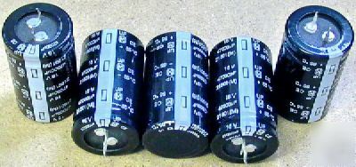 *lot of 5* aluminum electrolytic capacitors 47000UF 16V