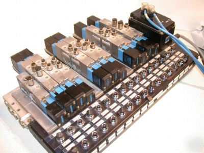 24VDC festo 11 modular plug-in solenoid bank assembly 