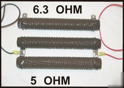3 ohmite fixed corrib enamel resistors 6.8 ohm 300 watt