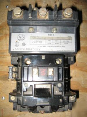 Ab allen-bradley size 3 500-DOD930 contactor series dod