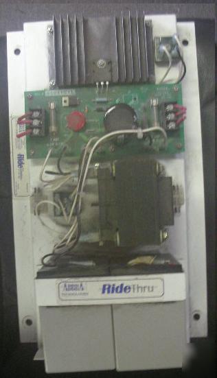 Abbra controls ridethru 24VDC power supply source 
